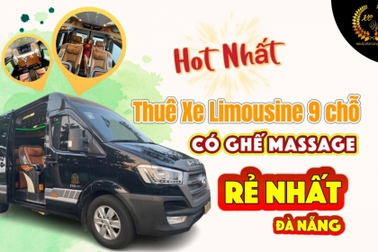 [Hot] 9-Seater Limousine Car Rental With Massage Chair In Prestige Da Nang