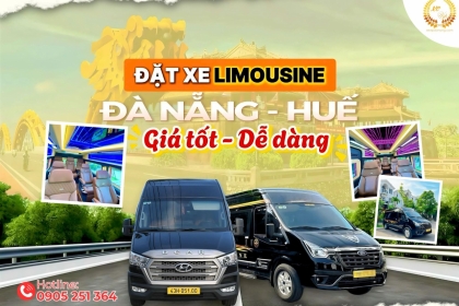 Đặt xe Limousine Đà Nẵng - Huế chưa bao giờ dễ dàng đến thế