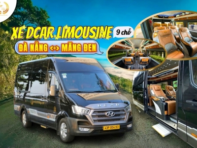 Dịch vụ xe Limousine 9 chỗ Đà Nẵng Măng Đen [ Xe Sang - Giá Rẻ]