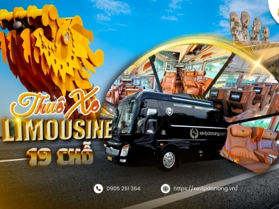 Thuê Xe Limousine 19 Chỗ Đà Nẵng – Xe Mới, Giá Tốt Nhất 2025