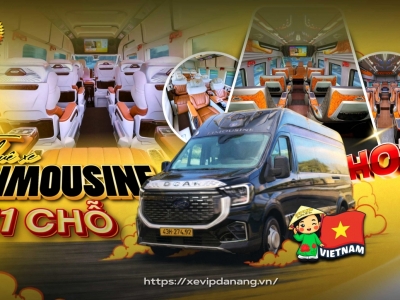 Thuê xe Limousine 11 chỗ ghế massage tại Đà Nẵng HOT nhất 2026