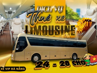 Thuê xe Limousine 24-29 chỗ cao cấp tại Đà Nẵng